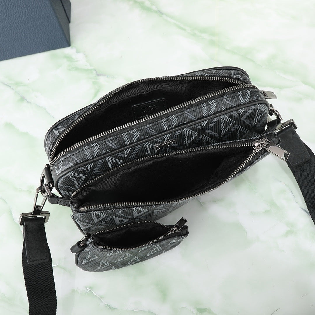 CD Diamond Messenger Bag