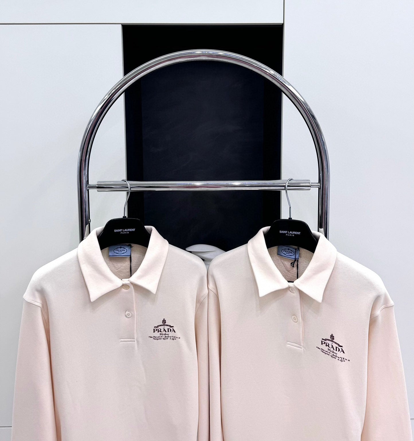 Prada Long Sleeve Polo