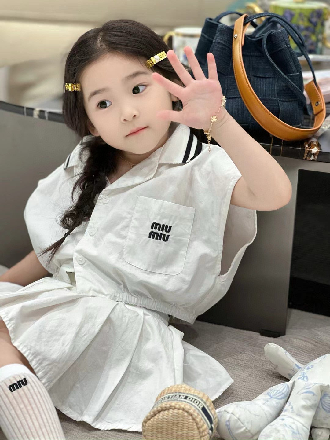 MiuMiu Shirt/Skirt Set