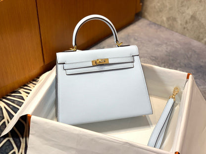 Hermes Kelly 25cm, 08, Epsom