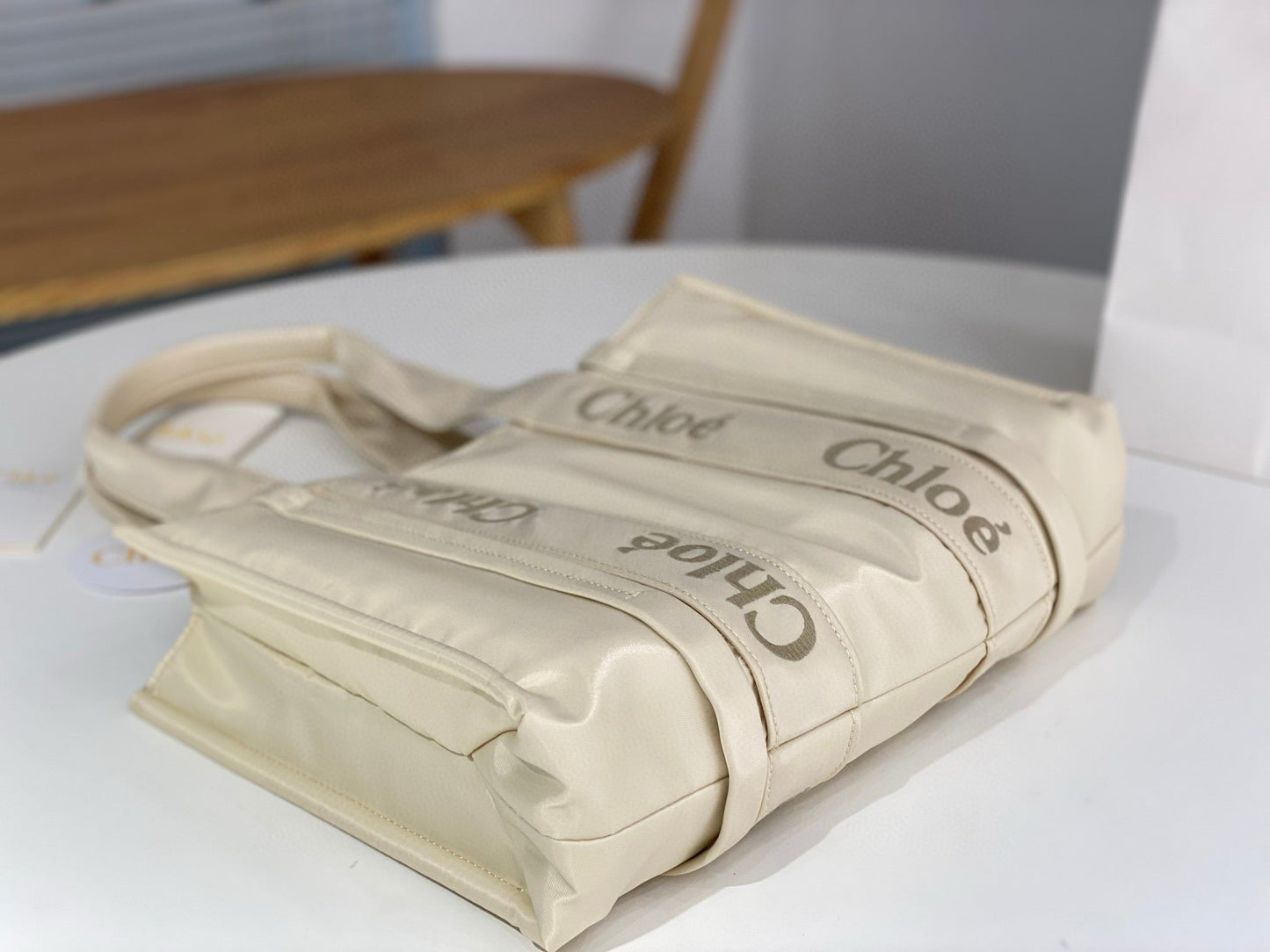 Chloe Woody Tote Bag