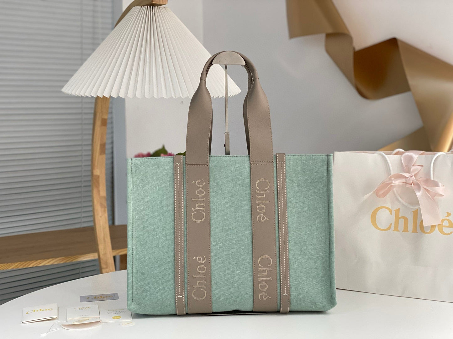 Chloe Woody Tote Bag