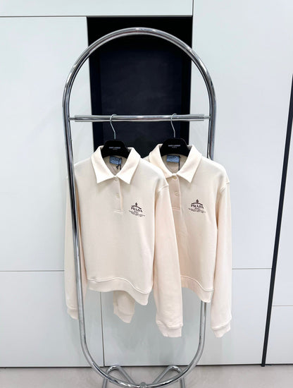 Prada Long Sleeve Polo