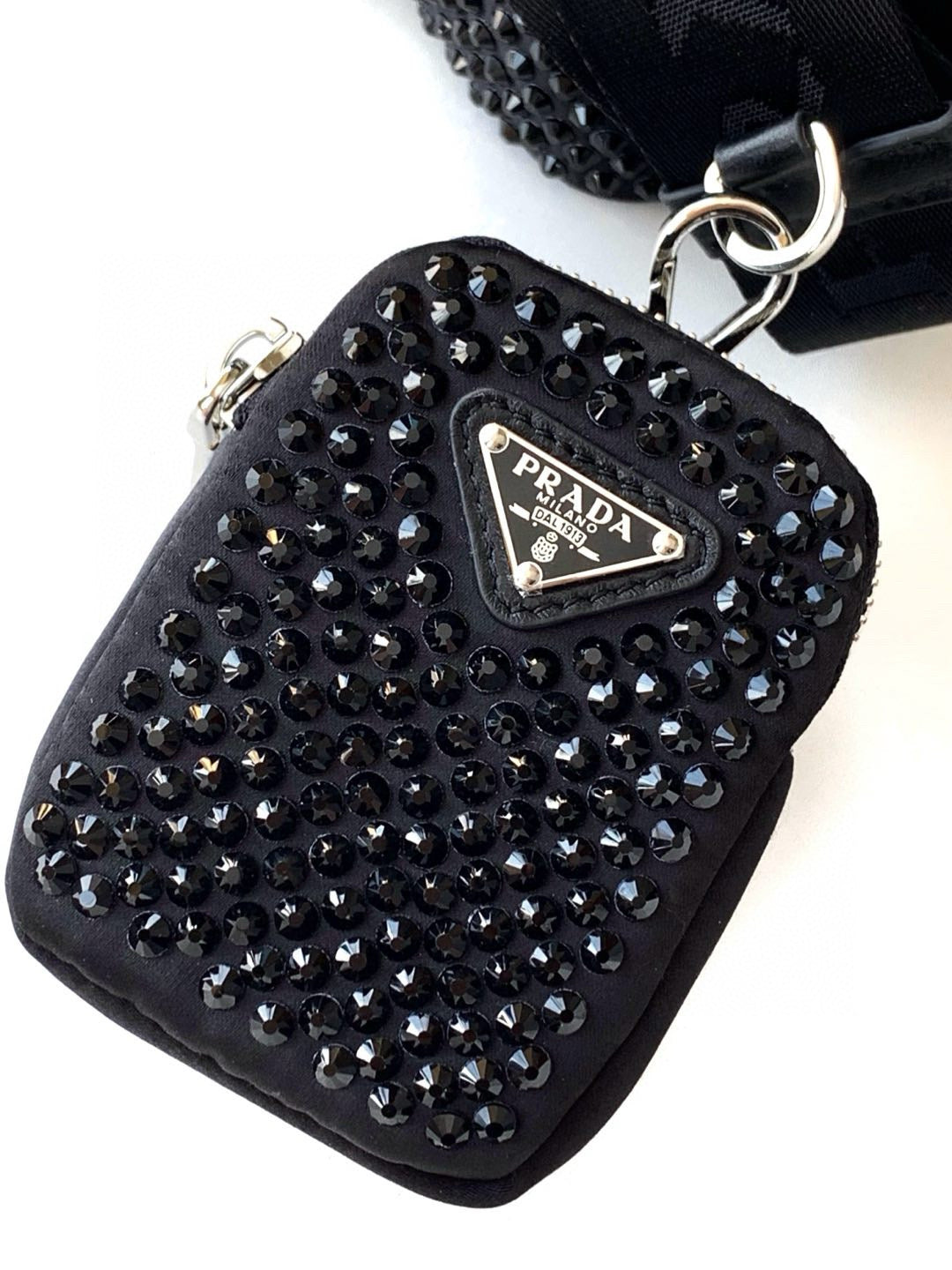 Prada Satin Crystal Bag