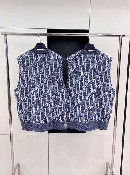 CD Vest Sweater (Size L / Chest 108)