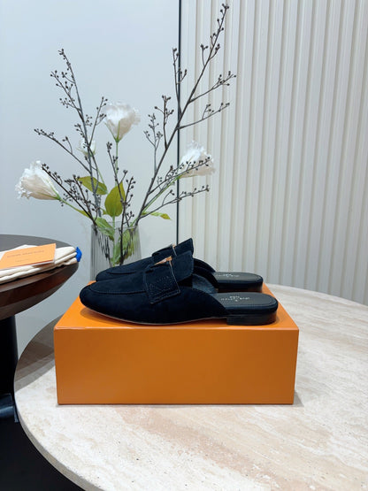 Louis Vuitton Open Back Loafers