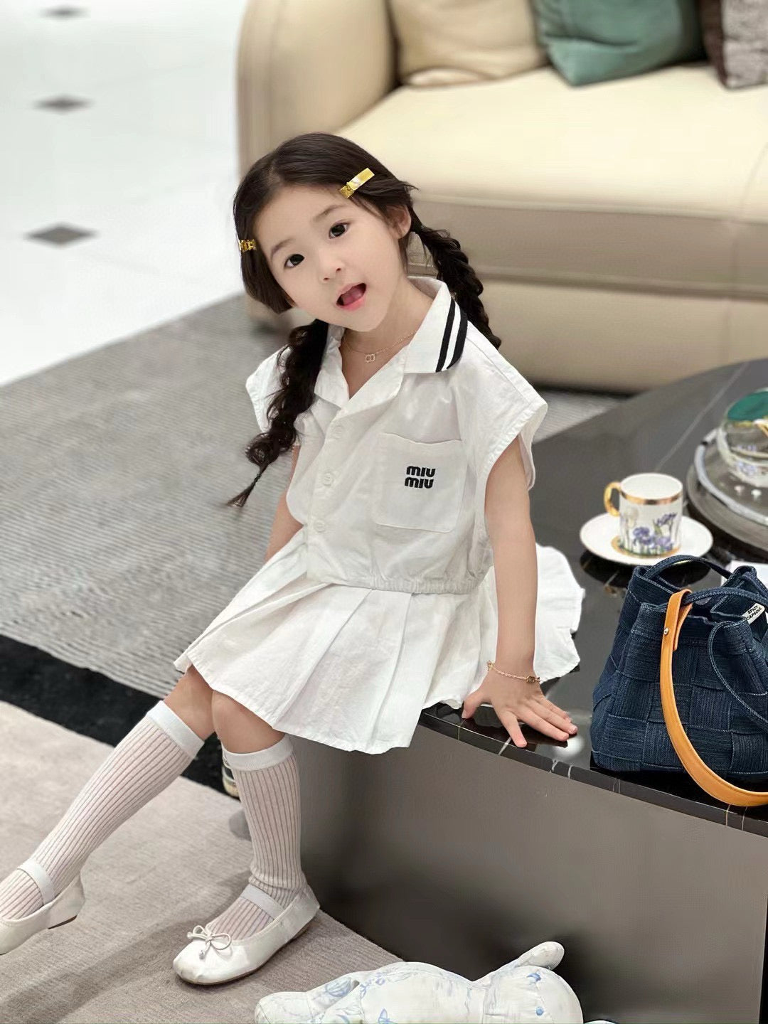 MiuMiu Shirt/Skirt Set