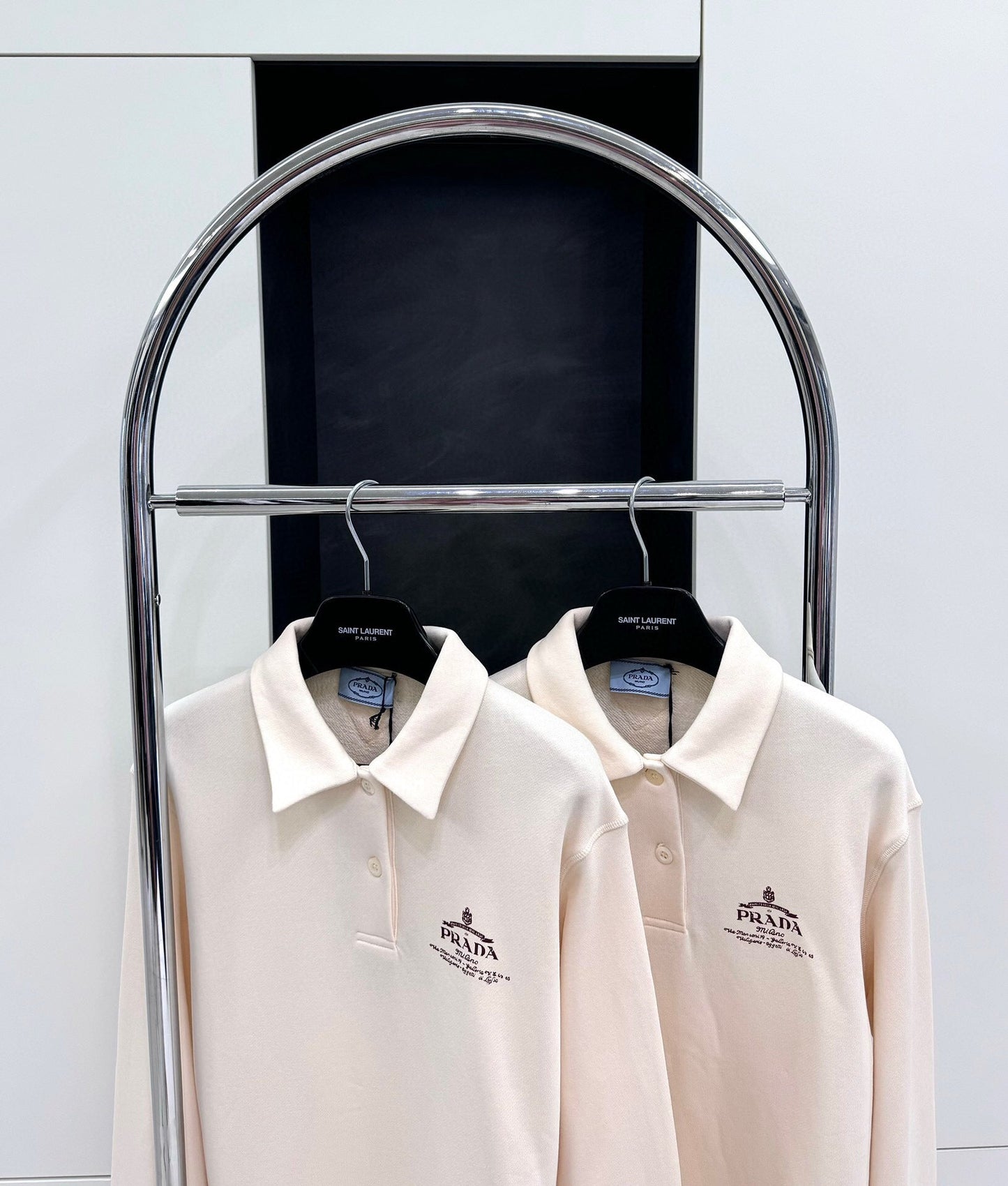 Prada Long Sleeve Polo
