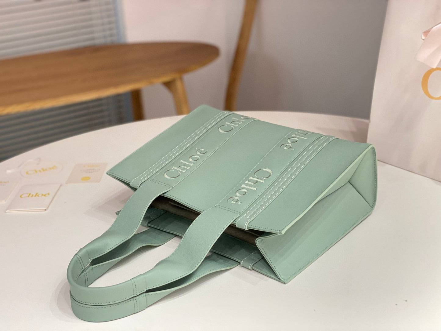 Chloe Woody Tote Bag