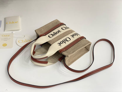 Chloe Woody Tote Bag