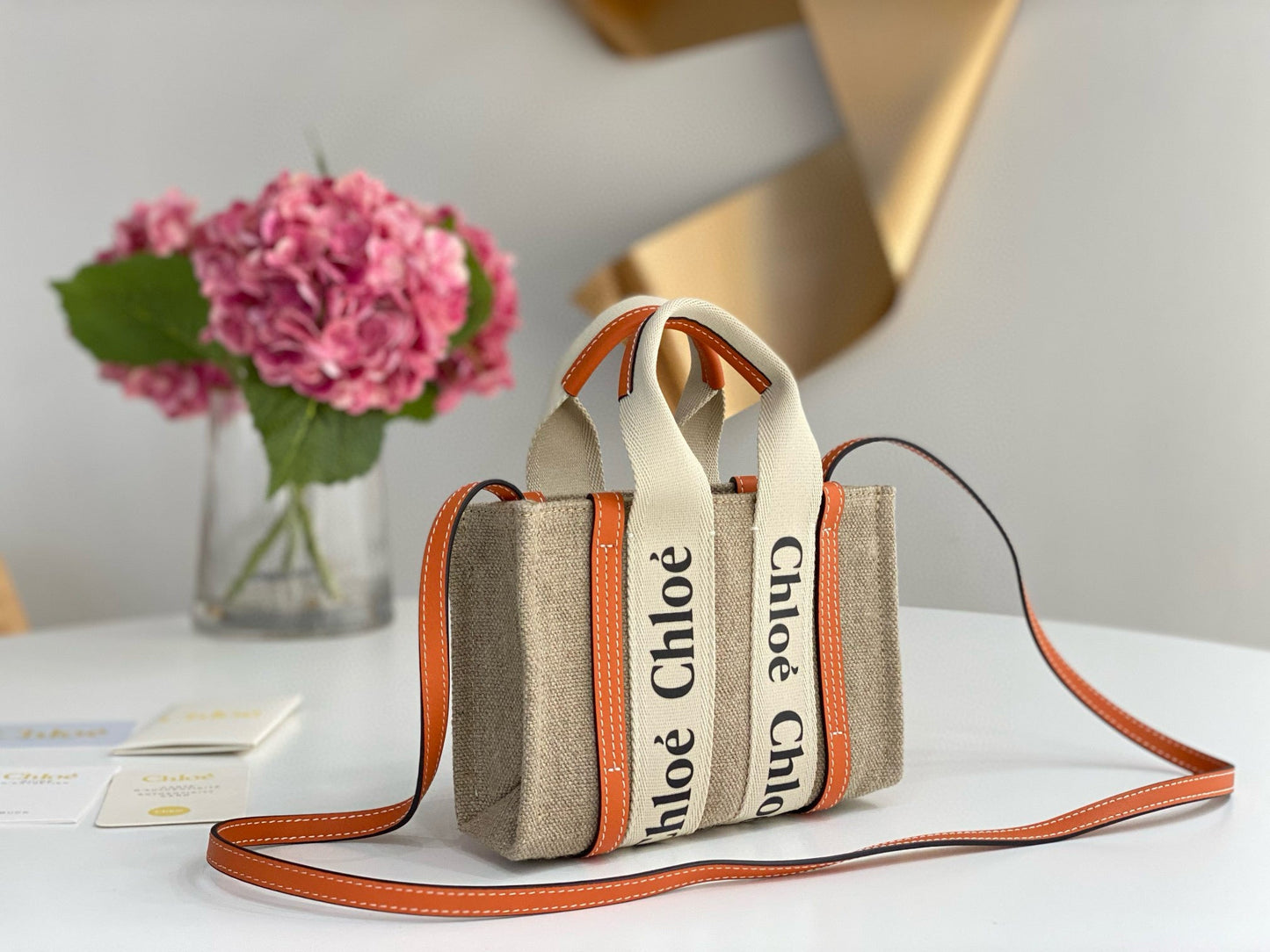 Chloe Woody Tote Bag