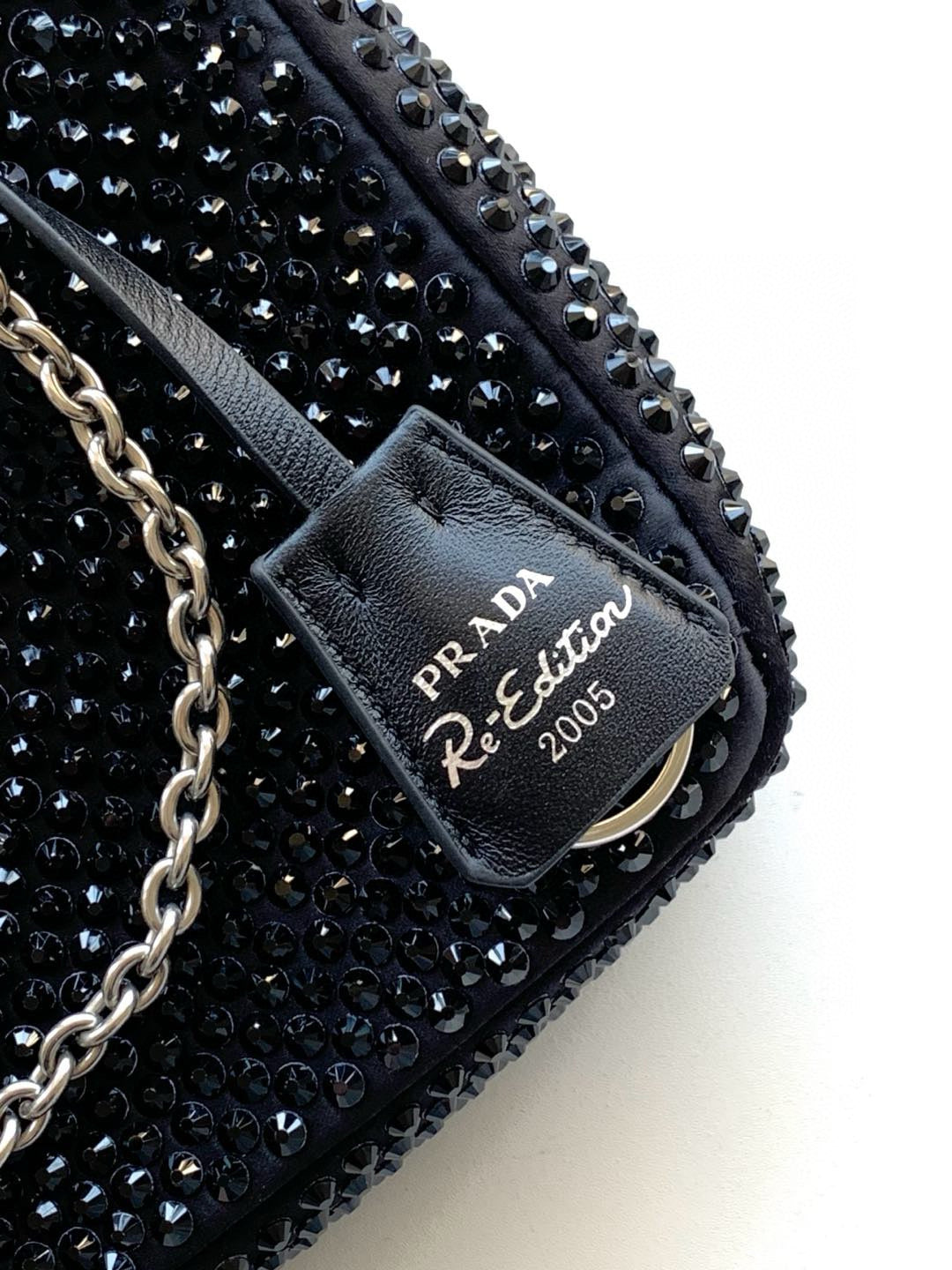Prada Satin Crystal Bag