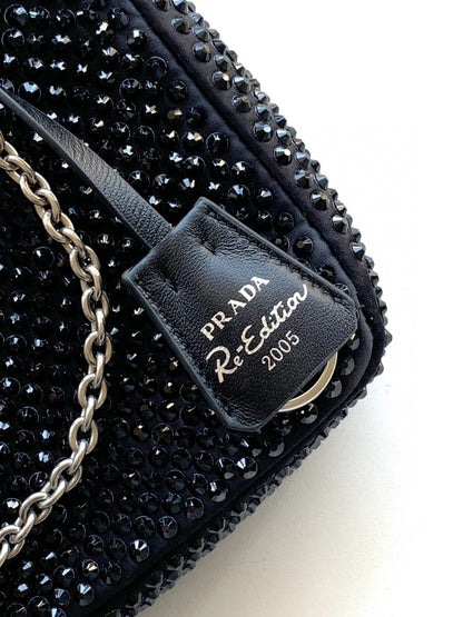 Prada Satin Crystal Bag