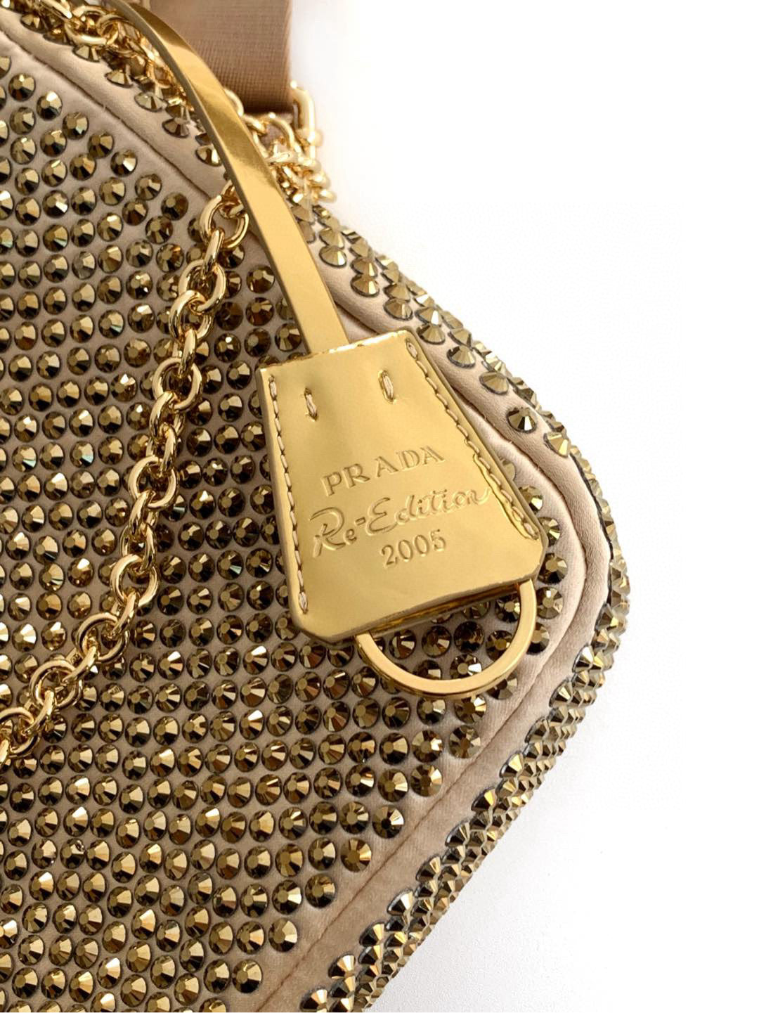 Prada Satin Crystal Bag