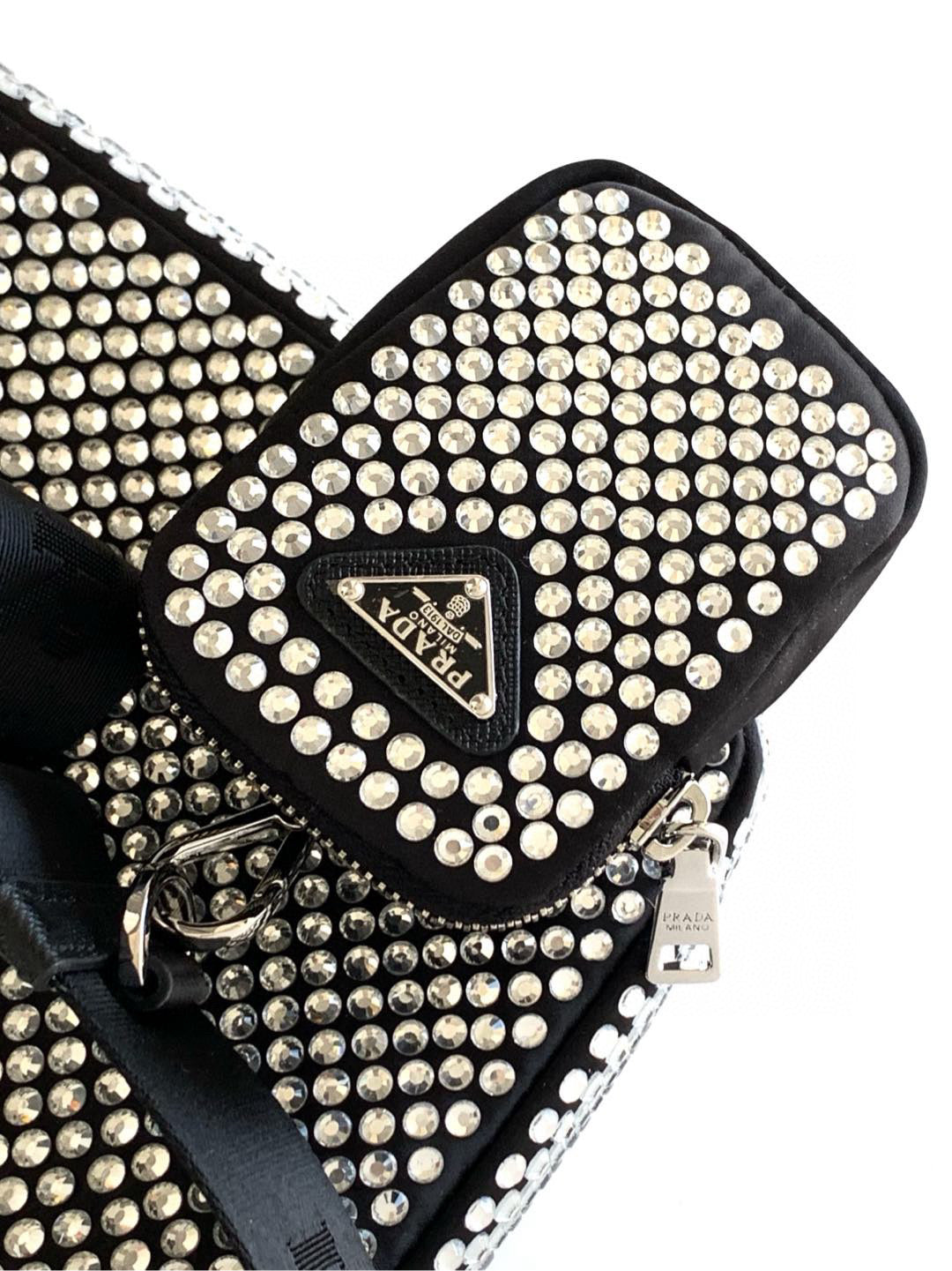 Prada Satin Crystal Bag