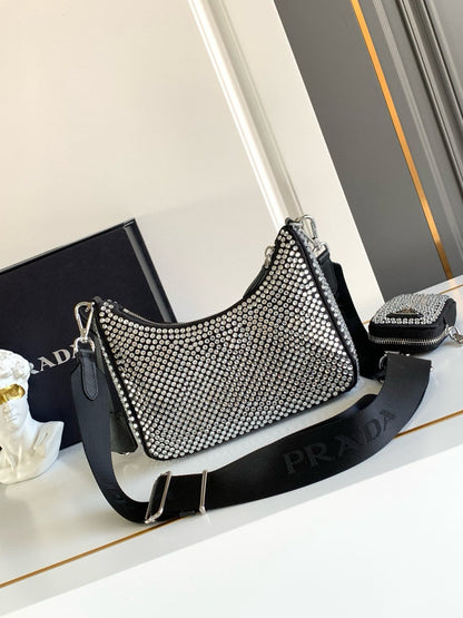 Prada Satin Crystal Bag