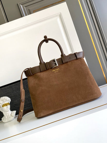 Prada Leather Tote Bag