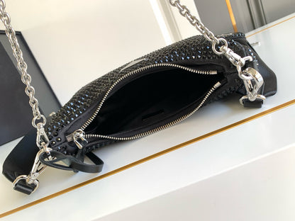 Prada Satin Crystal Bag