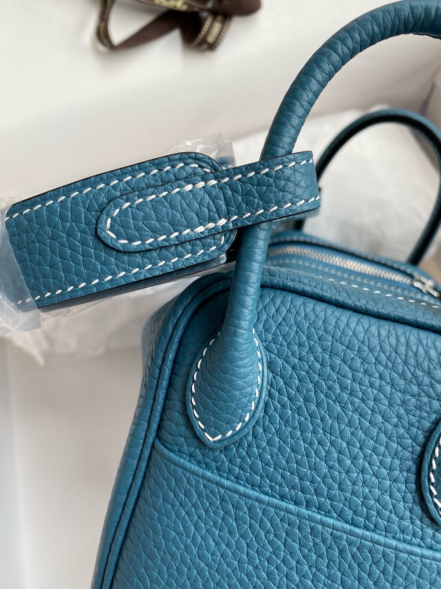 Hermes Mini Lindy, 19cm, D2, TC Skin