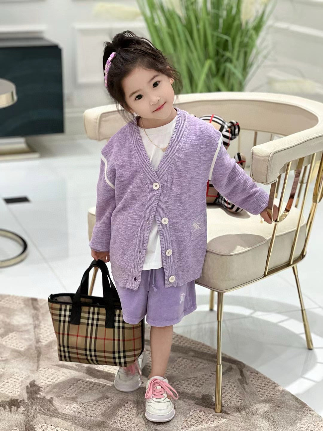 BBR Cardigan/Short Pant Set