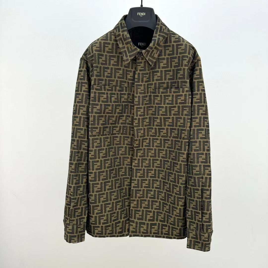 Fendi Long Sleeve Polo (Chest 116)