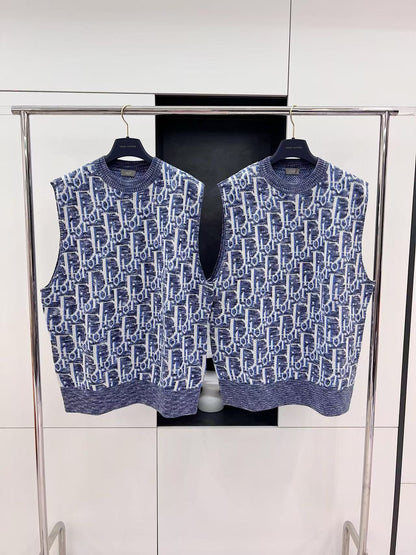CD Vest Sweater (Size L / Chest 108)