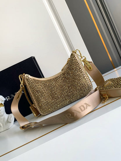 Prada Satin Crystal Bag