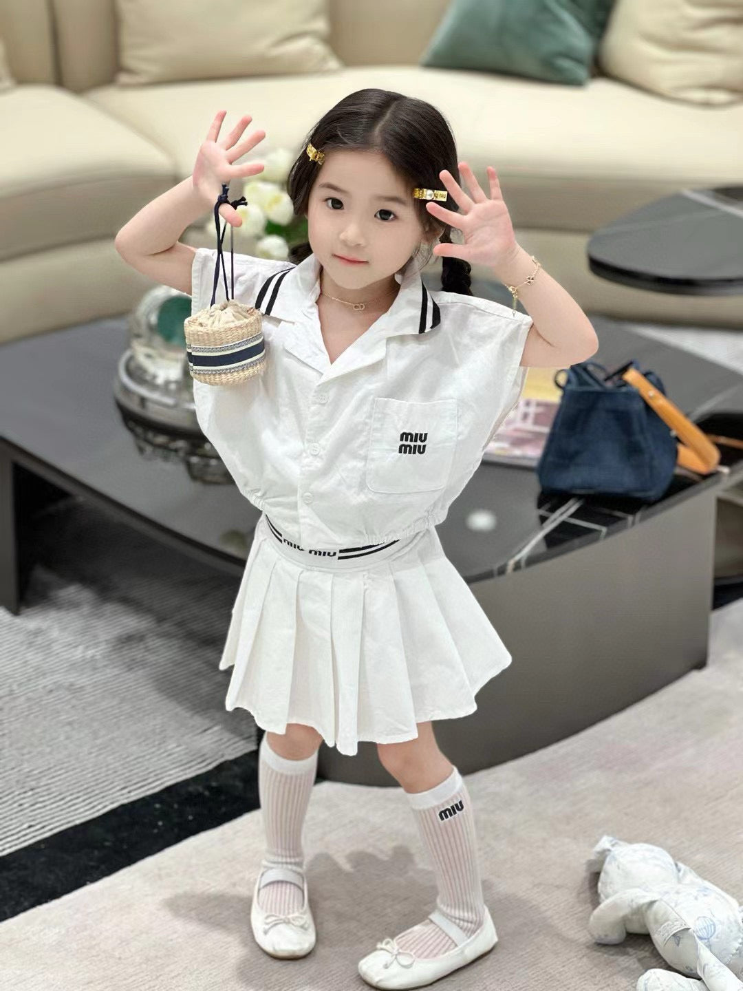 MiuMiu Shirt/Skirt Set