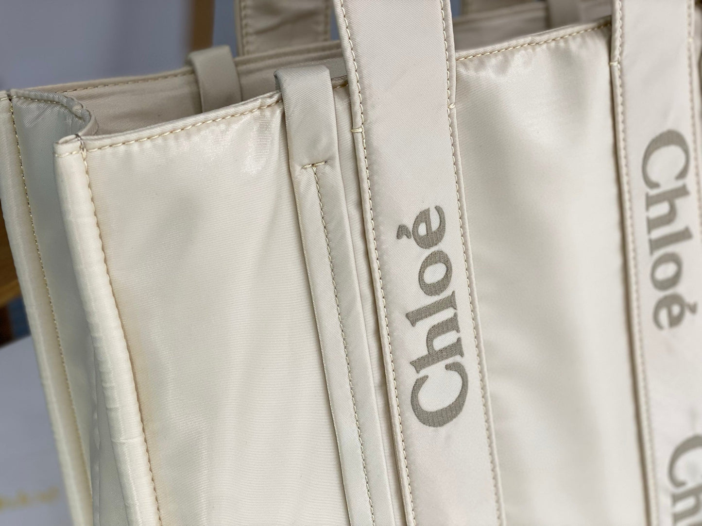 Chloe Woody Tote Bag