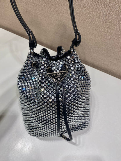 Prada Crystal Bucket Bag