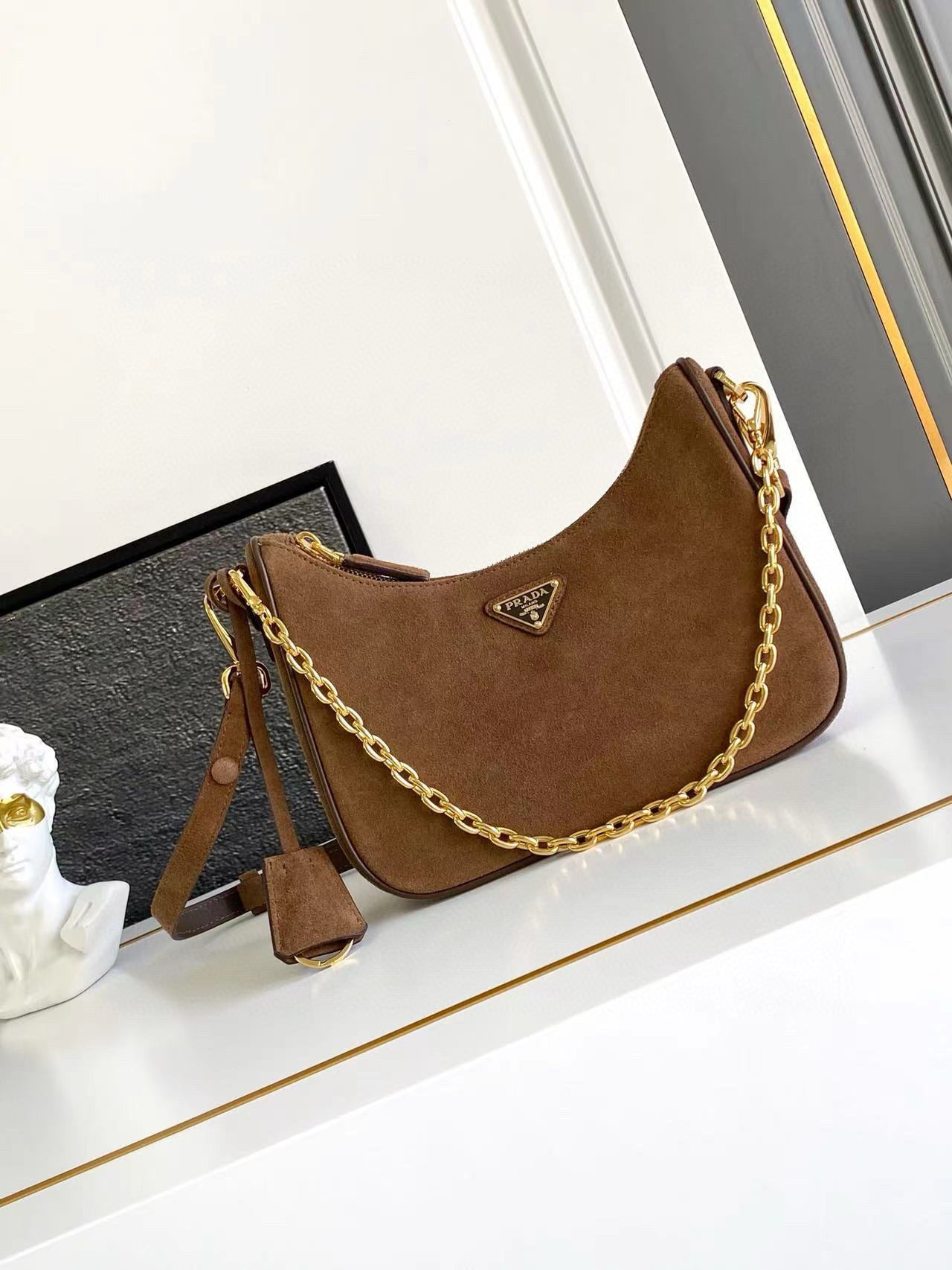 Prada Leather Shoulder Bag