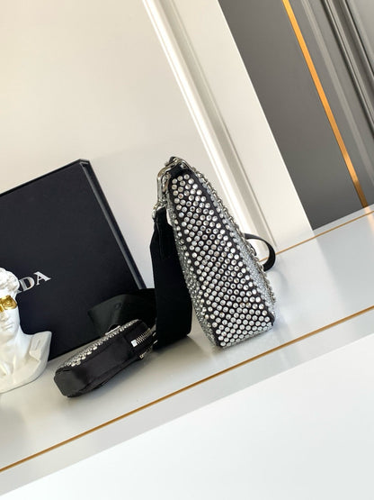 Prada Satin Crystal Bag