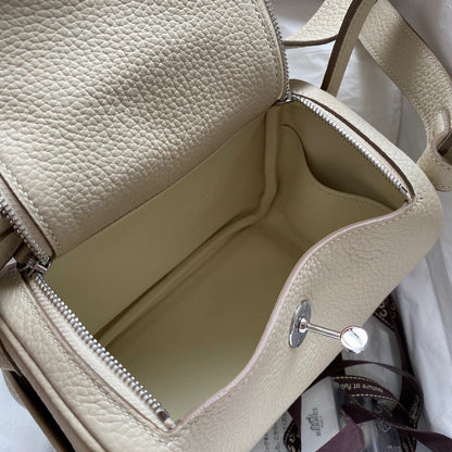 Hermes Mini Lindy, 19cm, 04, TC Skin