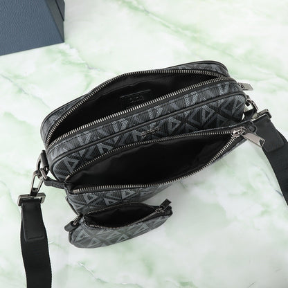 CD Diamond Messenger Bag